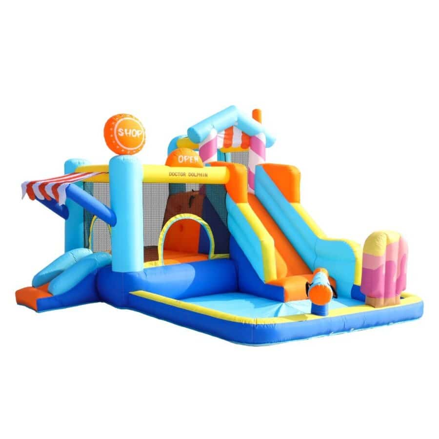 פארק מים מתנפח בעיצוב דוכן גלידה W73072T מבית DOCTOR DOLPHIN