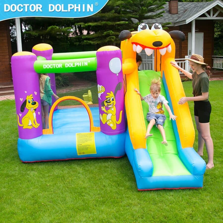 ⁦מתקן מתנפח בדמות כלבלב D72007 מתוצרת Doctor Dolphin⁩ – תמונה ⁦8⁩