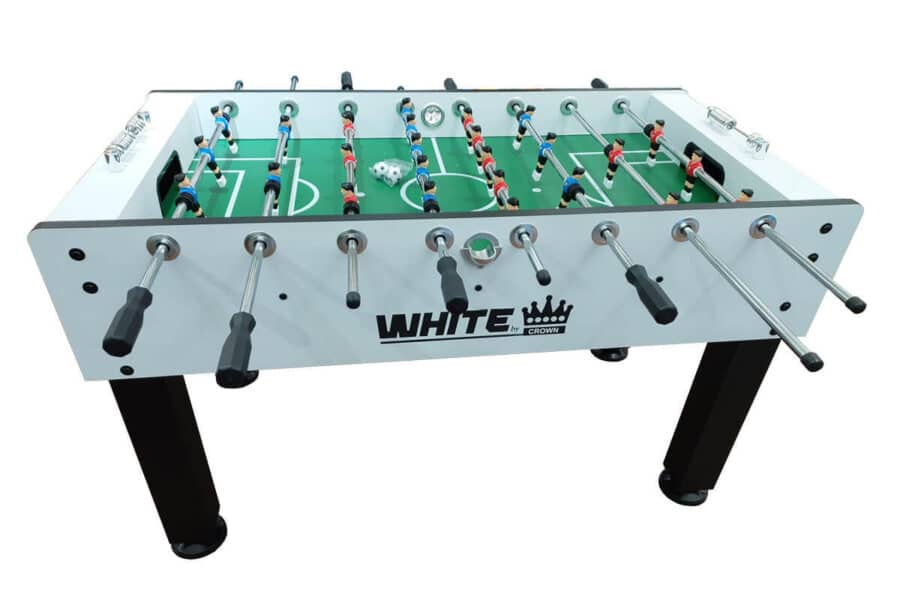 שולחן כדורגל בגודל 5 פיט דגם WHITE של CROWN