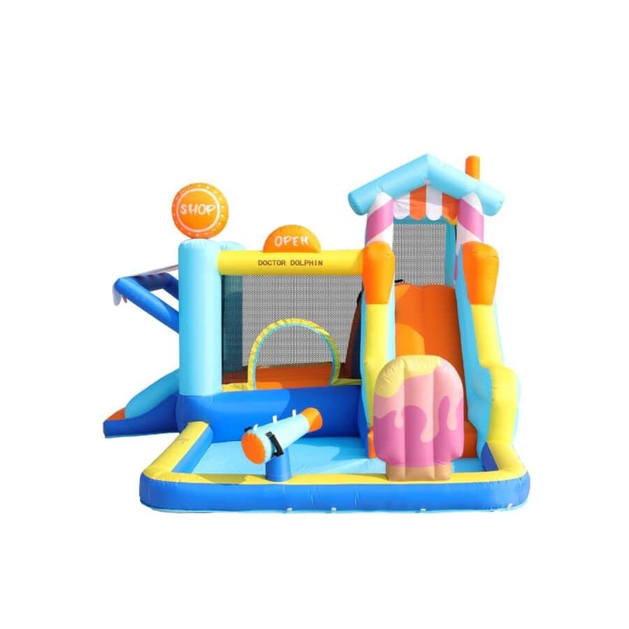 ⁦פארק מים מתנפח בעיצוב דוכן גלידה W73072T מבית DOCTOR DOLPHIN⁩ – תמונה ⁦4⁩