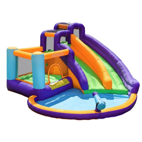 פארק מים מתנפח ענק בסגול W83005 מבית DOCTOR DOLPHIN