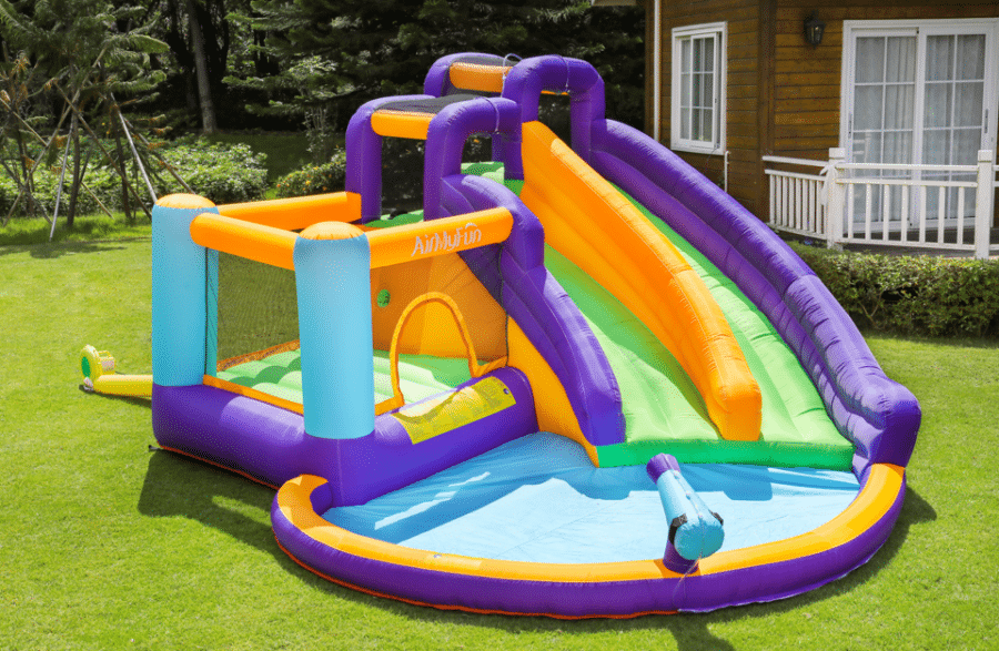 ⁦פארק מים מתנפח ענק בסגול W83005 מבית DOCTOR DOLPHIN⁩ – תמונה ⁦6⁩