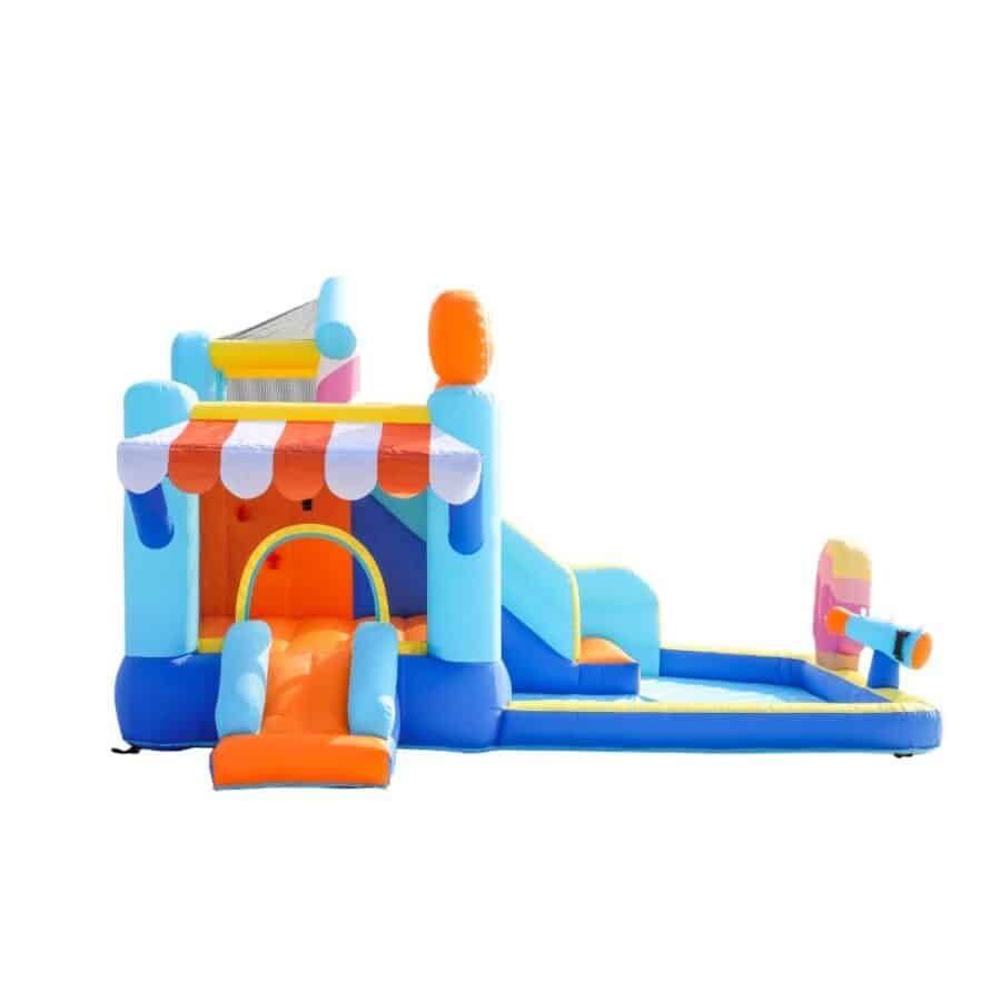 ⁦פארק מים מתנפח בעיצוב דוכן גלידה W73072T מבית DOCTOR DOLPHIN⁩ – תמונה ⁦5⁩