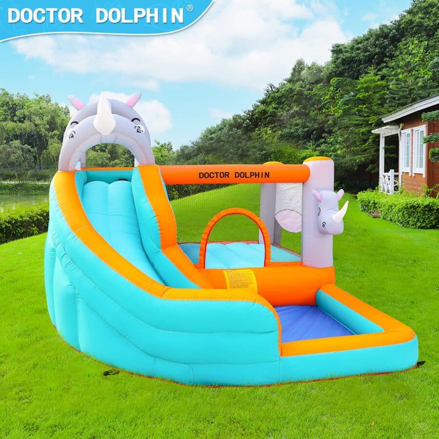 ⁦מתנפח מים בעיצוב קרנפים W73009 של Doctor Dolphin⁩ – תמונה ⁦7⁩