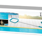 אריזת ערכת ניקוי לבריכה INTEX הכוללת שואב, רשת שטוחה ומוט | 3in100