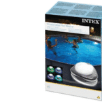 אריזת מוצר INTEX למנורת לד צבעונית מגנטית הנצמדת לקיר הבריכה | 3in100
