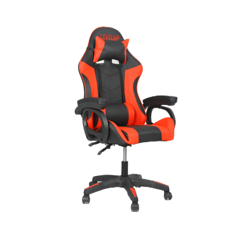 כיסא גיימינג ארגונומי LEVEL UP 2024R בשחור אדום