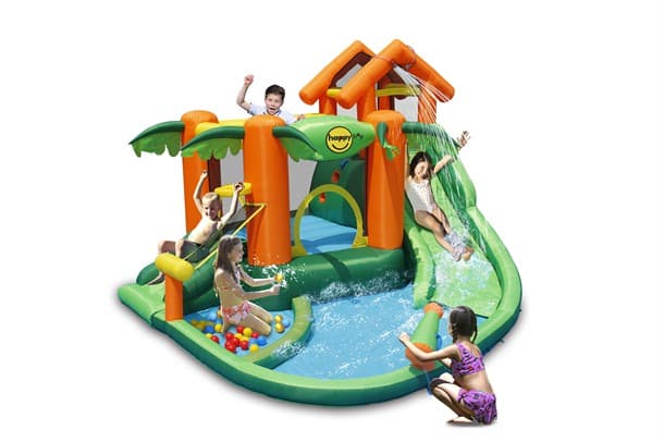 kfitz-014ade462b65c2f9d4aeaf20cfc0ccbe פארק מים מתנפח טרופיקל 9364 של Happy Hop – תמונה 1