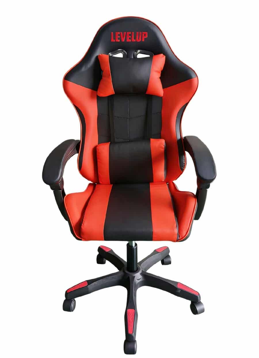 LEVEL UP 7008R – כיסא גיימינג ארגונומי בגוון אדום