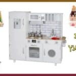 PACKTZA2 חבילת מטבח עץ דגם אביתר בתוספת מצנם, ערכת גלידריה, ערכת תה ומגש פירות מעץ