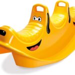 נדנדת כלבלב תלת-מושבית לילדים בגוון צהוב Dantoy11 מבית Dantoy