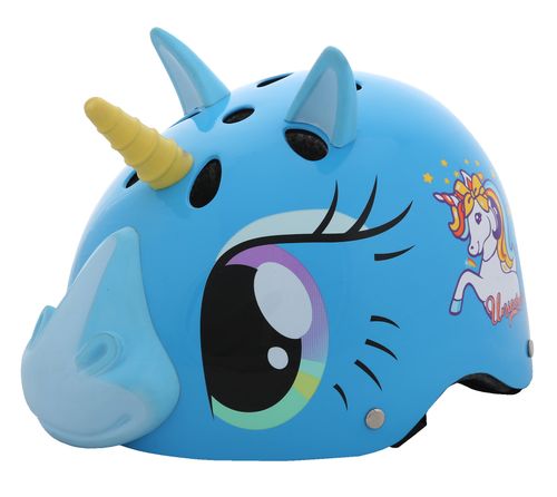 kfitz-71b07de5cbdf06cf3dab24761a10178e קסדת ילדים Magic Unicorn בגוון תכלת מבריק SMALL 82438 – תמונה 1
