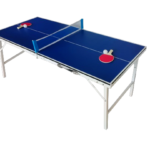 שולחן פינג פונג מתקפל QuickSpin למרפסת, לגינה ולבית (152.4X67X68.6 סמ) TR86001