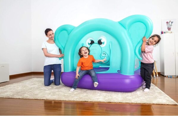 הפיל הקטן 52355 - מתנפח קפיצה עם משאבה מובנת מבית BESTWAY