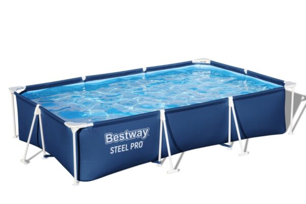 בריכה מלבנית משפחתית עם מסגרת 56404 מבית BESTWAY (300X201X66 סמ)
