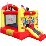 ליצן עם מגלשה 9304Y – מתקן קפיצה מתנפח מבית Happy Hop