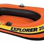 כלי שייט מתנפח לזוג בגוון כתום עד 95 קג EXPLORER 200 (185X94X41סמ) 58330 מבית INTEX