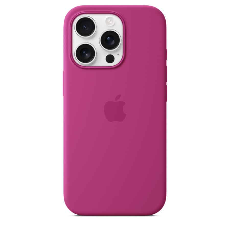 ⁦כיסוי סיליקון מקורי לאייפון 16 פרו | IPHONE 16 PRO תומך MagSafe במגוון צבעים מבית אפל⁩ – תמונה ⁦5⁩