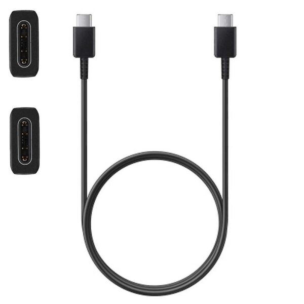 כבל TYPE-C TO TYPE-C מקורי ומהיר שחור Super Fast Charger 25W יבואן רישמי