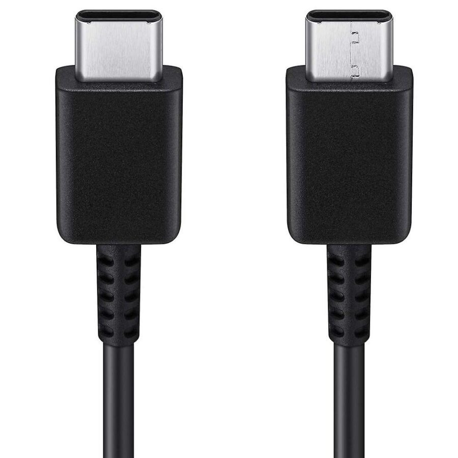 ⁦כבל TYPE-C TO TYPE-C מקורי ומהיר שחור Super Fast Charger 25W יבואן רישמי⁩ – תמונה ⁦2⁩