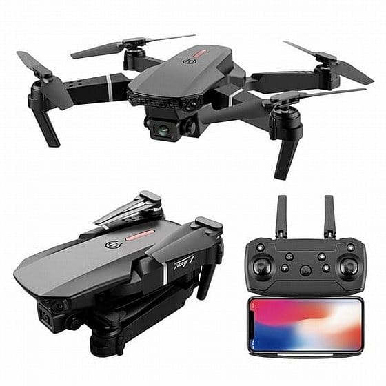 kfitz-f3105999f7eaa3975d06e0c09dfe017e רחפן צילום E88 Pro עם שתי מצלמות WIFI HD מבית קפיץ קפוץ – תמונה 1